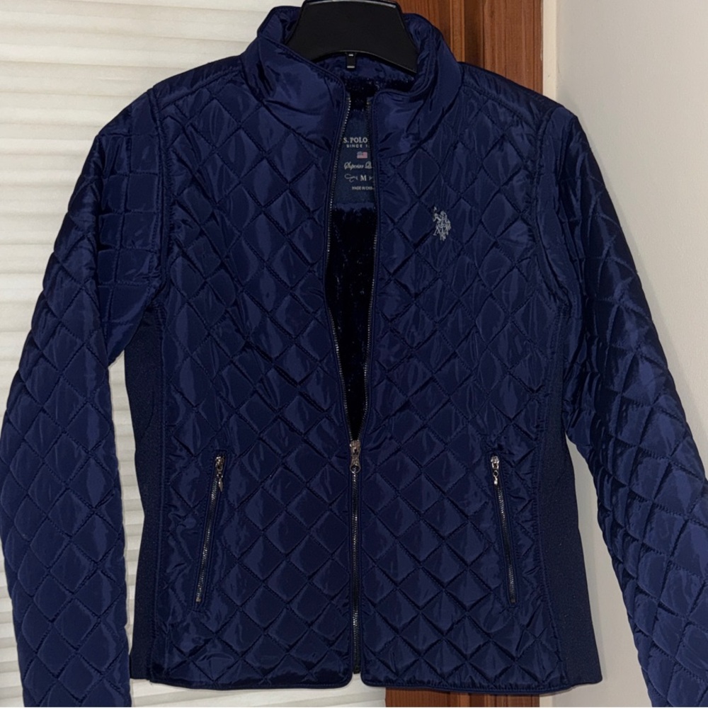 U.S. Polo Assn. Navy Quilted Jacket